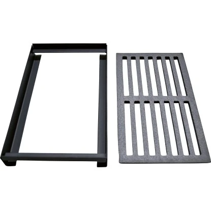 Gitterrost Mit Halter Für Kaminofen Granit 4 Gitterrost Mit Halter Für Kaminofen Granit – Bild 2