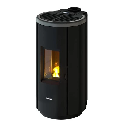 Freepoint Pelletofen Chrome 7 Stahl Titanium 2,5-7 KW EEK: A+ 3 Freepoint Pelletofen Chrome 7 Stahl Titanium 2,5-7 KW EEK: A+