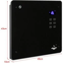 El Fuego Glaskonvektor 1000 W Schwarz -HeizTraum 109955 2240 11