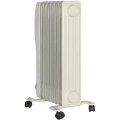 El Fuego Mobiler Elektro-Ölradiator 7 Rippen Weiß 23 El Fuego Mobiler Elektro-Ölradiator 7 Rippen Weiß -HeizTraum 109963 2240 10