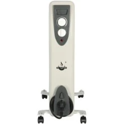 El Fuego Mobiler Elektro-Ölradiator 7 Rippen Weiß 16 El Fuego Mobiler Elektro-Ölradiator 7 Rippen Weiß -HeizTraum 109963 2240 3