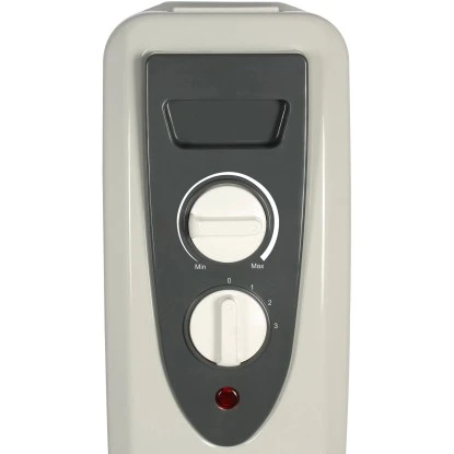 El Fuego Mobiler Elektro-Ölradiator 7 Rippen Weiß 7 El Fuego Mobiler Elektro-Ölradiator 7 Rippen Weiß – Bild 5