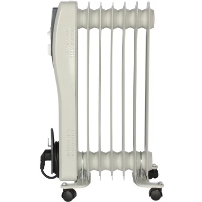 El Fuego Mobiler Elektro-Ölradiator 7 Rippen Weiß 11 El Fuego Mobiler Elektro-Ölradiator 7 Rippen Weiß – Bild 9