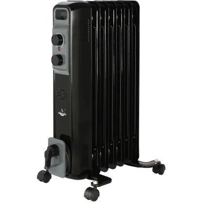 El Fuego Mobiler Elektro-Ölradiator 7 Rippen Schwarz 11 El Fuego Mobiler Elektro-Ölradiator 7 Rippen Schwarz – Bild 9