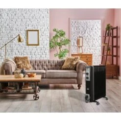 El Fuego Mobiler Elektro-Ölradiator 11 Rippen Schwarz 26 El Fuego Mobiler Elektro-Ölradiator 11 Rippen Schwarz -HeizTraum 109967 2240 13