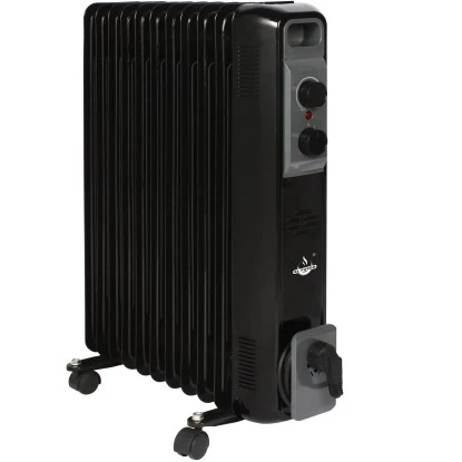El Fuego Mobiler Elektro-Ölradiator 11 Rippen Schwarz 3 El Fuego Mobiler Elektro-Ölradiator 11 Rippen Schwarz – Bild 2