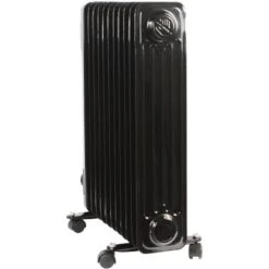 El Fuego Mobiler Elektro-Ölradiator 11 Rippen Schwarz 21 El Fuego Mobiler Elektro-Ölradiator 11 Rippen Schwarz -HeizTraum 109967 2240 8