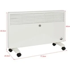 El Fuego Mobiler Heizkonvektor 2000 W -HeizTraum 109970 2240 3