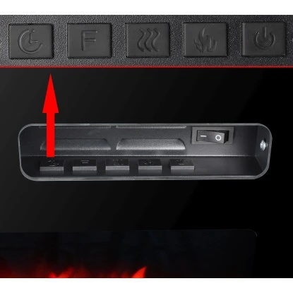 El Fuego Elektrokamin Bern 150 LED-Ambientelicht 900 - 1800 W 8 El Fuego Elektrokamin Bern 150 LED-Ambientelicht 900 - 1800 W – Bild 6