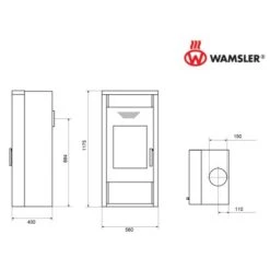 Wamsler Kaminofen Yara Naturstein Gussgrau 8 KW EEK: A 9 Wamsler Kaminofen Yara Naturstein Gussgrau 8 KW EEK: A -HeizTraum 1154624 picture 3