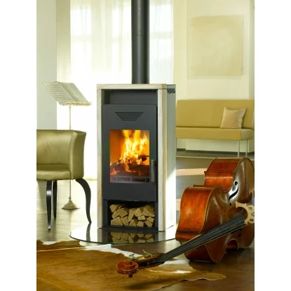 Wamsler Kaminofen Yara Sandstein Schwarz 8 KW EEK: A 6 Wamsler Kaminofen Yara Sandstein Schwarz 8 KW EEK: A – Bild 4