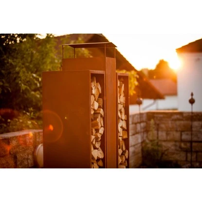 Ferrum Art Design Kaminofen Twin 1-0518 Rostbraun 10 Ferrum Art Design Kaminofen Twin 1-0518 Rostbraun – Bild 8