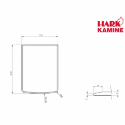 Hark Glasbodenplatte Klein Mit Facettenschliff 7 Hark Glasbodenplatte Klein Mit Facettenschliff -HeizTraum 1679844 picture 4