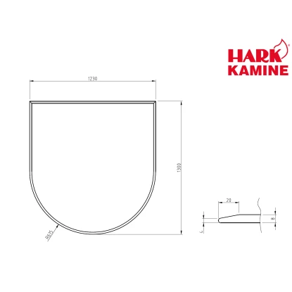 Hark Glasbodenplatte Groß Mit Facettenschliff 5 Hark Glasbodenplatte Groß Mit Facettenschliff – Bild 3