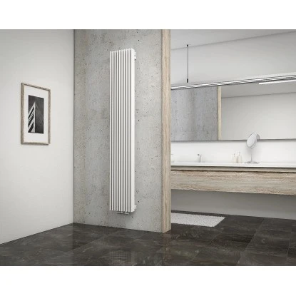 Schulte Design-Heizkörper London Mit Mittenanschluss 1.111 W Reflex-Grau 4 Schulte Design-Heizkörper London Mit Mittenanschluss 1.111 W Reflex-Grau – Bild 2