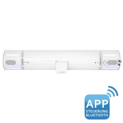 VASNER Appino BEATZZ Bluetooth Infrarot-Heizstrahler Mit Musik Box 2000 W Weiß 4 VASNER Appino BEATZZ Bluetooth Infrarot-Heizstrahler Mit Musik Box 2000 W Weiß – Bild 2