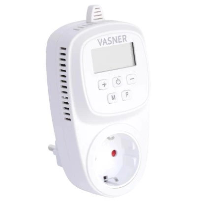 VASNER VUT35 Universal-Steckdosenthermostat Für Infrarotheizung Elektroheizung W 3 VASNER VUT35 Universal-Steckdosenthermostat Für Infrarotheizung Elektroheizung W