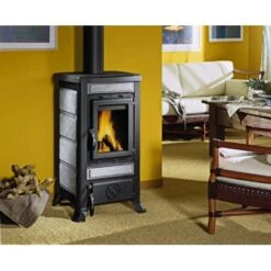 La Nordica Kaminofen Fulvia Kachel Naturstein 6 KW EEK: A+ 7 La Nordica Kaminofen Fulvia Kachel Naturstein 6 KW EEK: A+ -HeizTraum 1 1009 3 fulvia serpentino