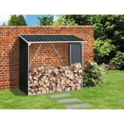 Duramax Kaminholzregal 182 X 162,5 X 74 Cm (B X H X T) Anthrazit 8 Duramax Kaminholzregal 182 X 162,5 X 74 Cm (B X H X T) Anthrazit -HeizTraum 208134 2400 3