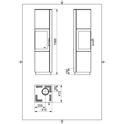 Hark Dauerbrand-Kaminofen Couper ST Inkl. Speicherstein & Automatik 6 KW EEK: A+ 10 Hark Dauerbrand-Kaminofen Couper ST Inkl. Speicherstein & Automatik 6 KW EEK: A+ – Bild 8