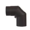 OBI Rauchrohrbogen 90° Ø 120 Mm Schwarz 1 OBI Rauchrohrbogen 90° Ø 120 Mm Schwarz -HeizTraum 247904 picture1