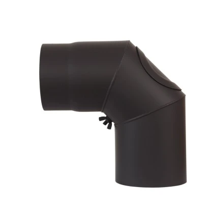 OBI Rauchrohrbogen 90° Ø 120 Mm Schwarz 3 OBI Rauchrohrbogen 90° Ø 120 Mm Schwarz