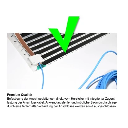 Perobe Elektrische Temperierungsfolie 230 Volt Heizfolie2,5 M X 0,6 M 1,5 M² 4 Perobe Elektrische Temperierungsfolie 230 Volt Heizfolie2,5 M X 0,6 M 1,5 M² – Bild 2