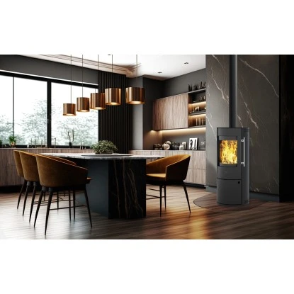 Kleining Kaminofen Neapel Schwarz Lackiert 6 KW EEK: A+ 5 Kleining Kaminofen Neapel Schwarz Lackiert 6 KW EEK: A+ – Bild 3