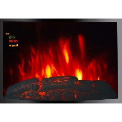 EL Fuego Elektrowandkamin Aarau Oval Schwarz 1,8 KW 6 EL Fuego Elektrowandkamin Aarau Oval Schwarz 1,8 KW – Bild 4