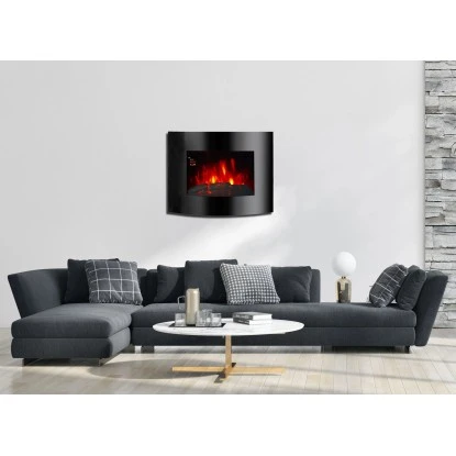 EL Fuego Elektrowandkamin Aarau Oval Schwarz 1,8 KW 14 EL Fuego Elektrowandkamin Aarau Oval Schwarz 1,8 KW – Bild 12