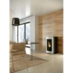 Freepoint Pelletofen One Airtight Stahl Weiß 2,5-7,7 KW EEK: A+ -HeizTraum 3020 1009 18671 ONEWeiss 2