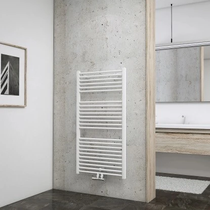 Schulte Design-Heizkörper Turbo II Mit Mittenanschluss 627 W Alpinweiß 4 Schulte Design-Heizkörper Turbo II Mit Mittenanschluss 627 W Alpinweiß – Bild 2