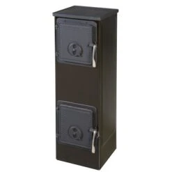 Thorma Dauerbrand-Kaminofen Kerpen Stahl Schwarz Emailliert 5 KW EEK:A