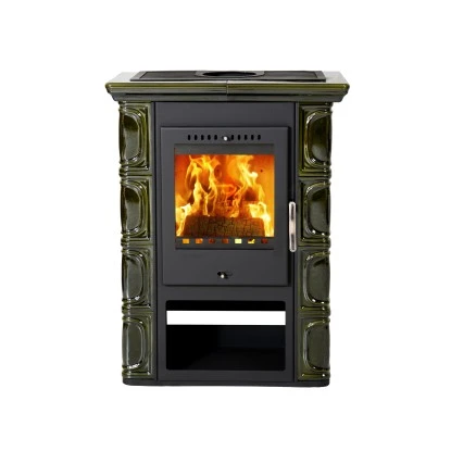 Thorma Kaminofen Borgholm Stahl Keramik Olivengrün Kacheln 7 KW EEK:A+ 3 Thorma Kaminofen Borgholm Stahl Keramik Olivengrün Kacheln 7 KW EEK:A+