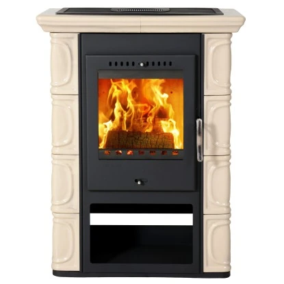 Thorma Kaminofen Augsburg Stahl Keramik Cappuccino Kacheln 7 KW 3 Thorma Kaminofen Augsburg Stahl Keramik Cappuccino Kacheln 7 KW