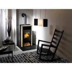 Wamsler Kaminofen Yuna Sandstein-Verkleidung Schwarz 6 KW EEK: A 10 Wamsler Kaminofen Yuna Sandstein-Verkleidung Schwarz 6 KW EEK: A -HeizTraum 393918 MPS 1