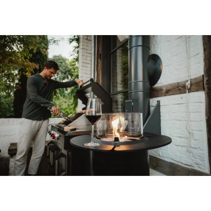 Enders Gas-Terrassenfeuer Nova Ø 36 Cm X 102 Cm Schwarz 4 Enders Gas-Terrassenfeuer Nova Ø 36 Cm X 102 Cm Schwarz – Bild 2