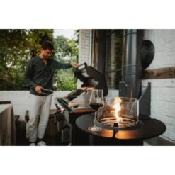 Enders Gas-Terrassenfeuer Nova Ø 36 Cm X 102 Cm Schwarz 7 Enders Gas-Terrassenfeuer Nova Ø 36 Cm X 102 Cm Schwarz -HeizTraum 4000591006913 3795 A 03
