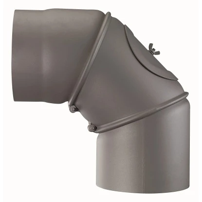 OBI Rauchrohrbogen 90° Ø 150 Mm Grau 4 OBI Rauchrohrbogen 90° Ø 150 Mm Grau – Bild 2