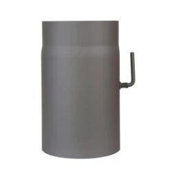 OBI Rauchrohr Mit Drosselklappe Ø 150 Mm Grau