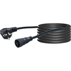 Schwaiger Anschlußkabel Schuko 10 M Schwarz