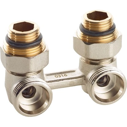 Anschlussarmatur Für Ventilheizkörper Eckform 21 Mm (G 1/2") X 24,1 Mm (G 3/4") 3 Anschlussarmatur Für Ventilheizkörper Eckform 21 Mm (G 1/2") X 24,1 Mm (G 3/4")