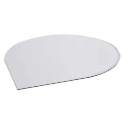 Firefix Glasbodenplatte Tropfenform 110 Cm X 132 Cm 8 Mm