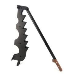 Holzspalter Schwarz Mit Holzgriff L 74,5 Cm X B 11,7 Cm X H 15 Cm