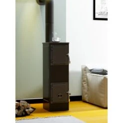 Werkstattofen Toba 2.0 (UNI 1000) Stahl Schwarz 6 KW EEK: A+ -HeizTraum 4048126095445 A01 271022 L