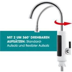 Easymaxx Warm Und Kaltwasserarmatur Mit Integriertem Durchlauferhitzer 3600 W 33 Easymaxx Warm Und Kaltwasserarmatur Mit Integriertem Durchlauferhitzer 3600 W -HeizTraum 4052926017378 4257 15 AI