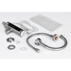 Maxxmee Warm Und Kaltwasserarmatur Mit Integrierter Heizspirale Edelstahl 3600 W 18 Maxxmee Warm Und Kaltwasserarmatur Mit Integrierter Heizspirale Edelstahl 3600 W -HeizTraum 4052926049744 4257 03 Cu