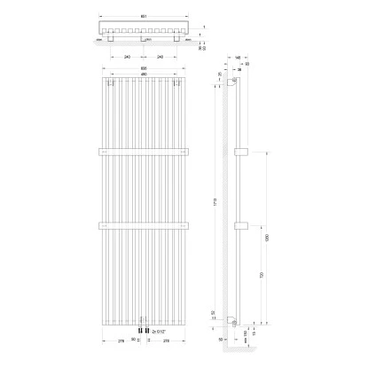 Schulte Design-Heizkoerper Lyon Mit 1422 W Leistung In Reflex-Grau, 1800x606mm 4 Schulte Design-Heizkoerper Lyon Mit 1422 W Leistung In Reflex-Grau, 1800x606mm – Bild 2