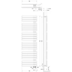 Schulte Badheizkörper Breda Steckerfertig + Heizstab 3 L Alpinweiß 169 X 50 Cm 5 Schulte Badheizkörper Breda Steckerfertig + Heizstab 3 L Alpinweiß 169 X 50 Cm -HeizTraum 4060991070990 2053 2