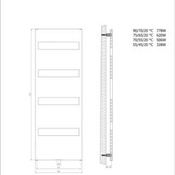 Schulte Badheizkörper Turin Steckerfertig Heizstab 5 R Alpinweiß 170,3 X 60,5 Cm 5 Schulte Badheizkörper Turin Steckerfertig Heizstab 5 R Alpinweiß 170,3 X 60,5 Cm -HeizTraum 4060991071225 2053 2